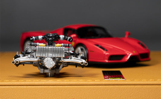 Ferrari Enzo & Engine Red Sports car 1:43 Resin Model Car