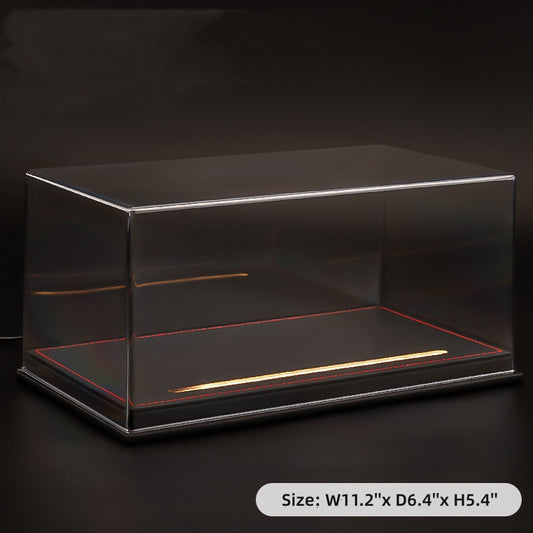 Lighting Effects Display Cases 1:24 Diecast Car Acrylic Leather Display Cases