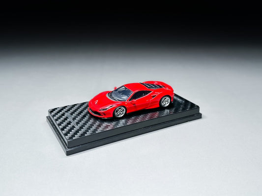 Ferrari F8 Tributo Red Sports Car 1:64 Resin Model Car Limited Edition