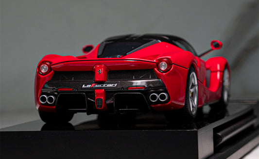 Amalgam Ferrari Laferrari Red Supercar 1:18 Scale Resin Model Car