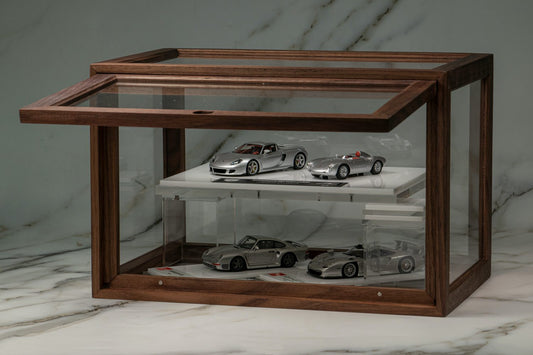 Tenon and Mortise Joint Wooden Die cast Car Display Case