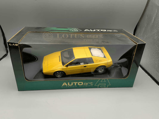 【Rare】Lotus Esprit Type 79 1979 Yellow 1:18 Resin Model Vintage Sports Car