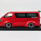 Toyota Hiace Metallic Red MPV 1:18 die cast model car TSD Works